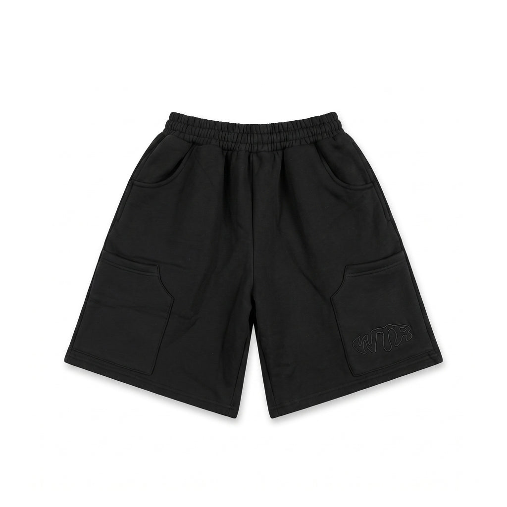 WTR 500gsm Shorts - Jet Black