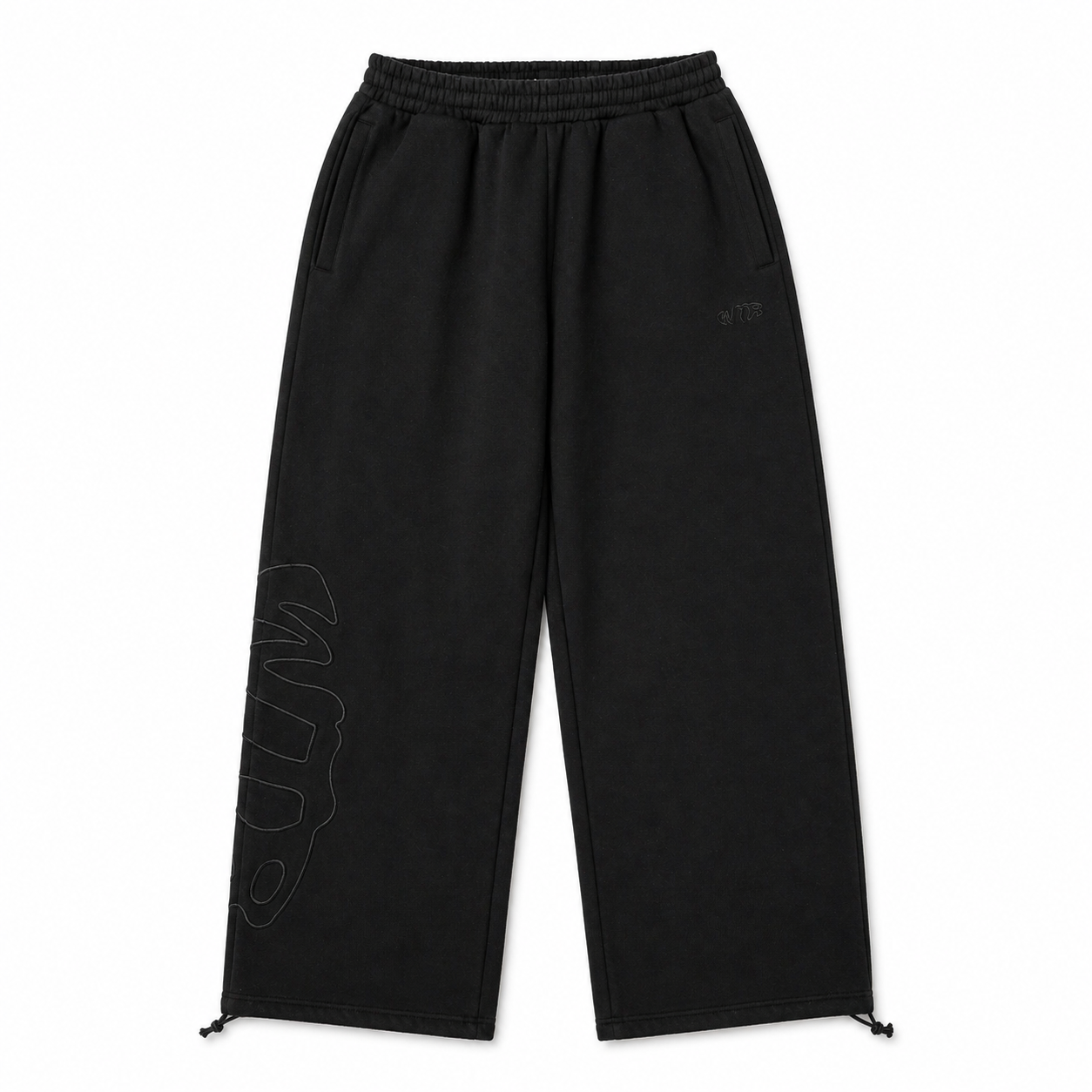 WTR 500gsm Heavyweight Joggers - Black