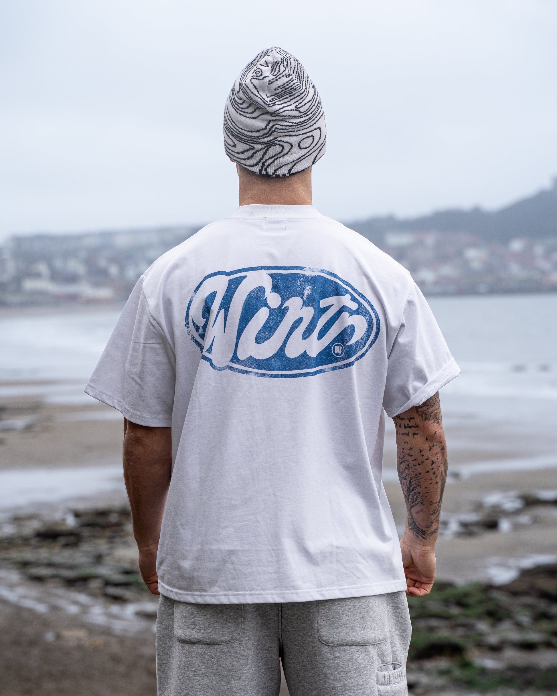 Blue logo Tee
