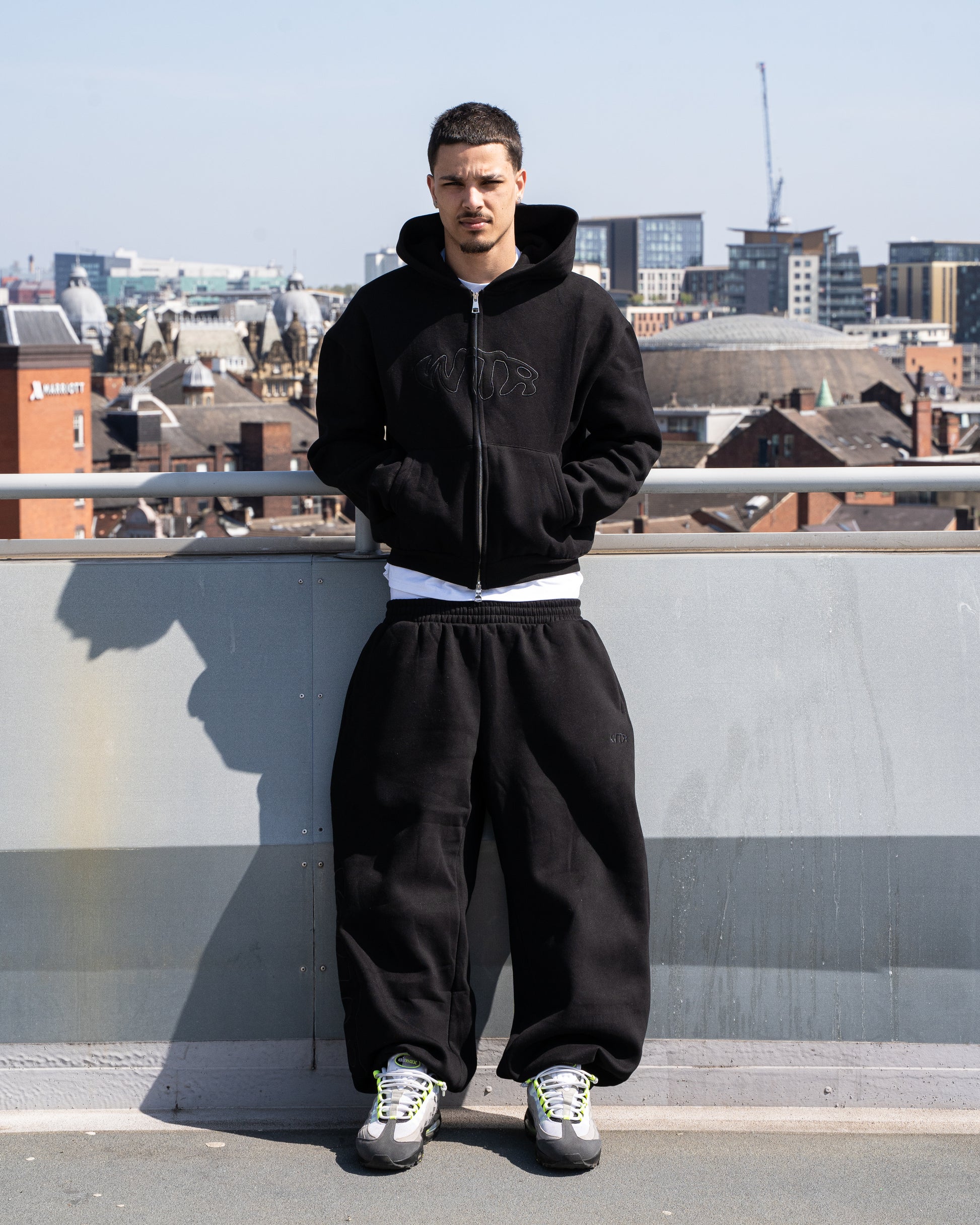 WTR 500gsm Heavyweight Joggers - Black