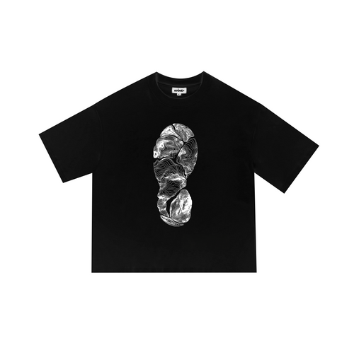 the footprint tee - black