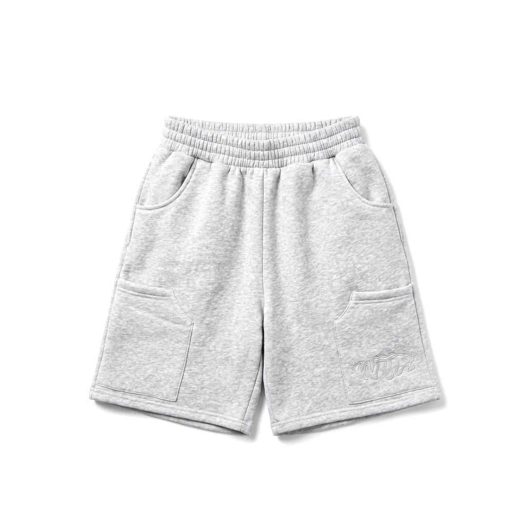 WTR 500gsm Shorts - Grey Marl