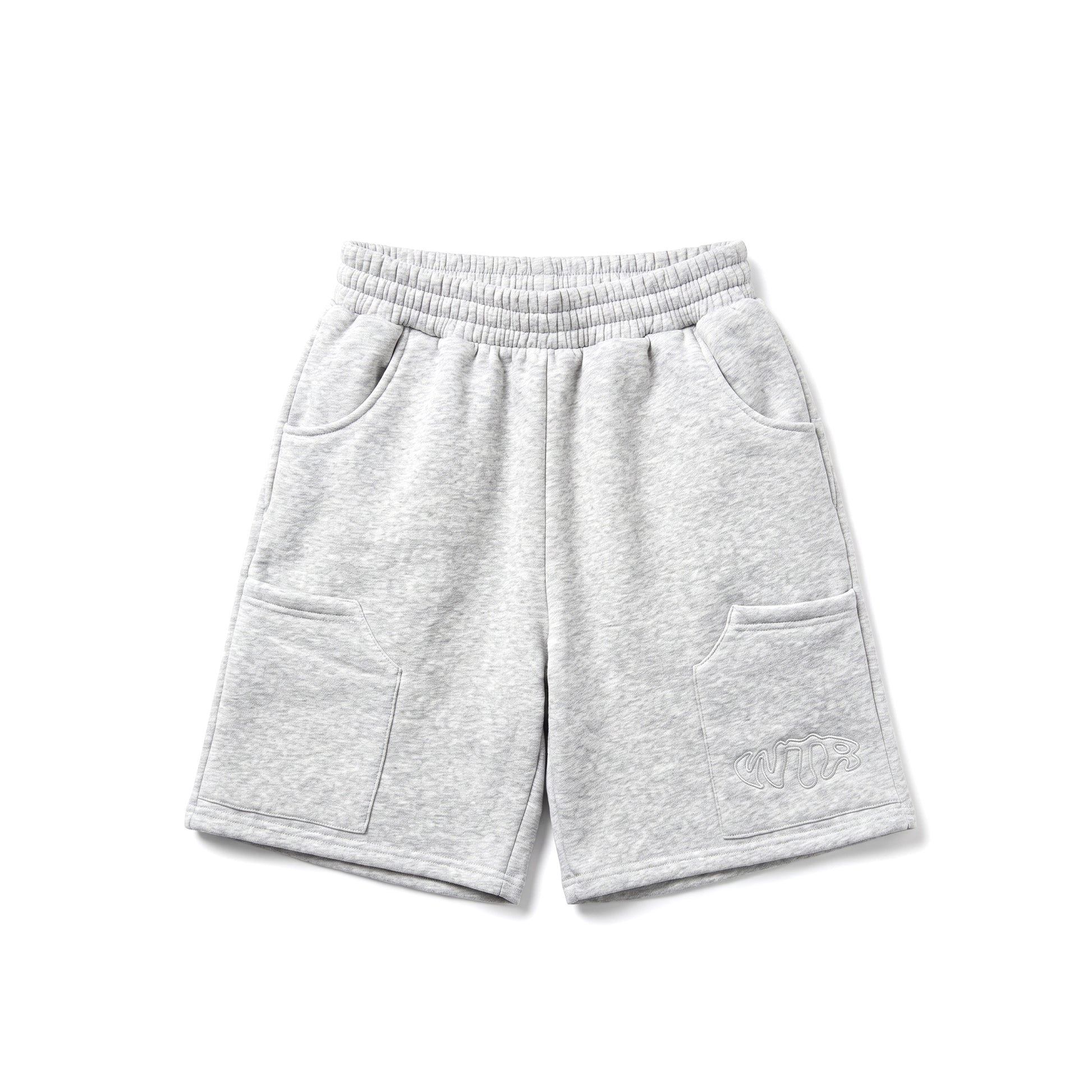 WTR 500gsm Shorts - Grey Marl