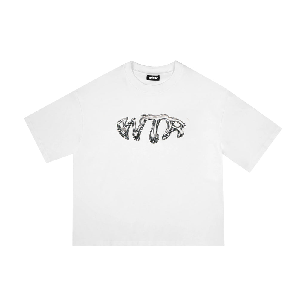 Metallic Tee - White