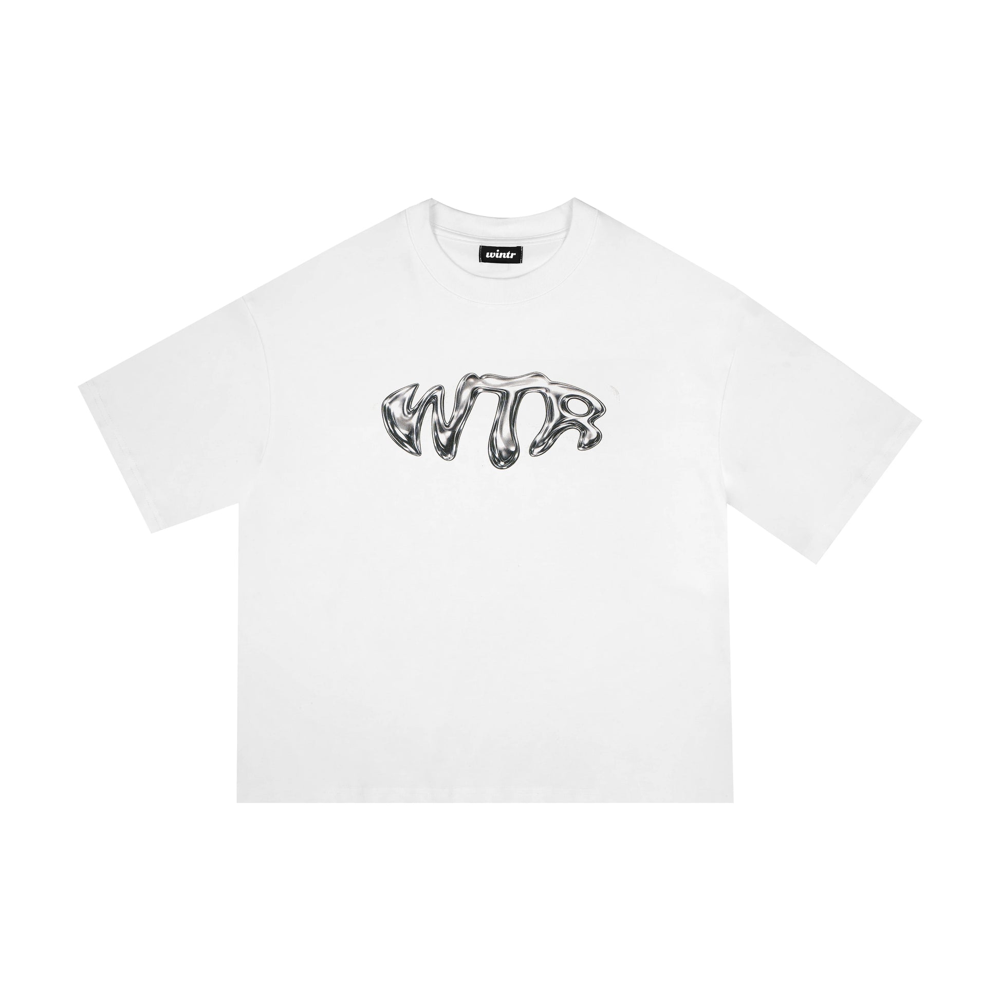 Metallic Tee - White