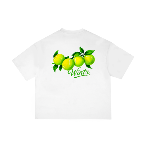 Tennis Ball Tee - White