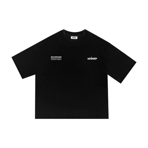Black matterhorn tee