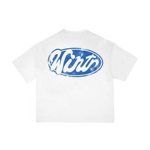 Blue logo Tee