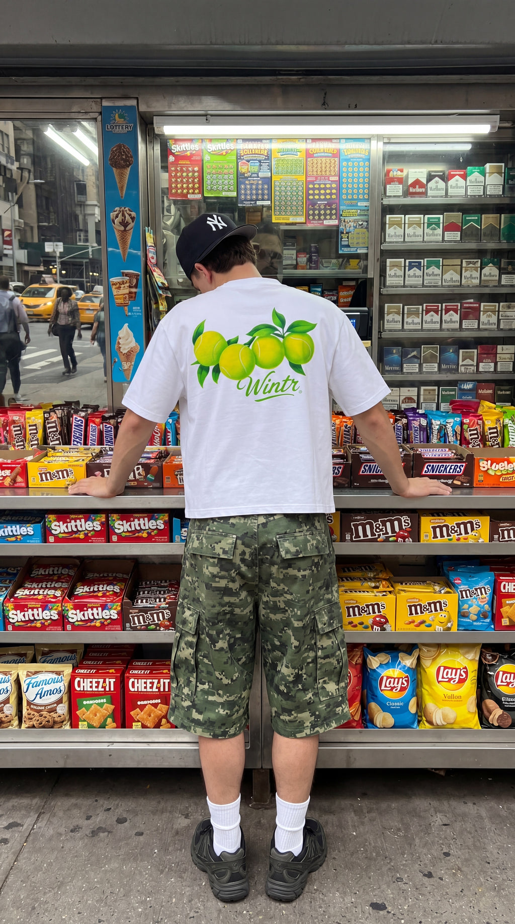 Tennis Ball Tee - White