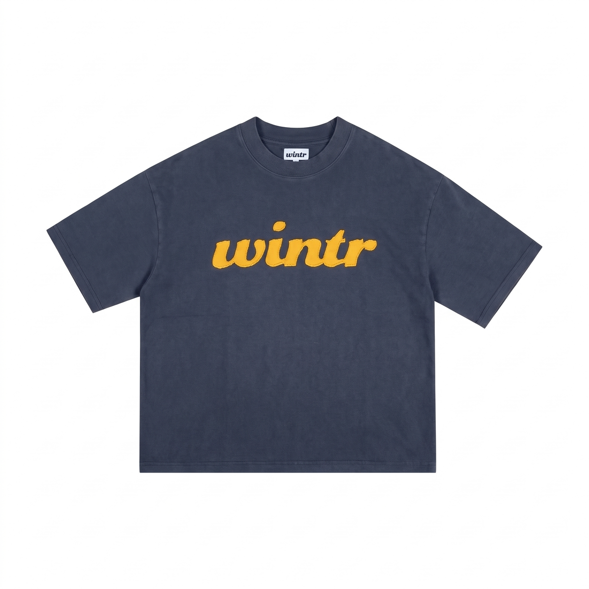 WINTR SIGNATURE TEE - WASHED BLUE